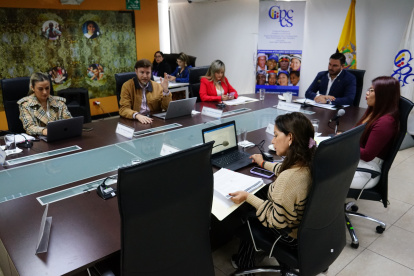 El Pleno del CPCCS sesionó de forma presencial este 8 de enero de 2025.