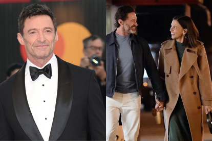 Hugh Jackman y Sutton Foster disfrutan de una cena en Santa Mónica, California, el 6 de enero de 2025.