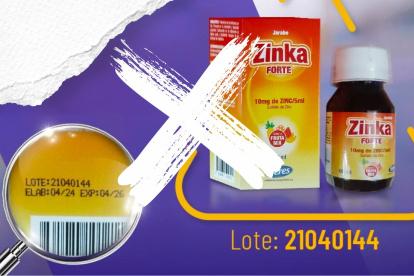 Lote del medicamento que dejó de ser distribuido por daños en su composición.