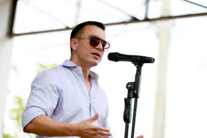 El presidente de la República, Daniel Noboa.