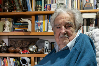 Fotografía del 18 noviembre 2024 del expresidente de Uruguay, José Mujica.