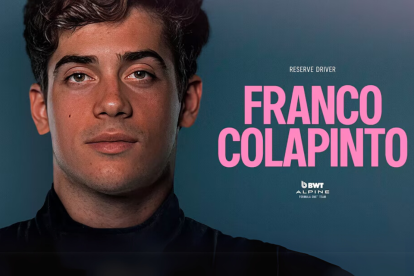 Alpine hizo oficial la contratación de Franco, vía redes sociales