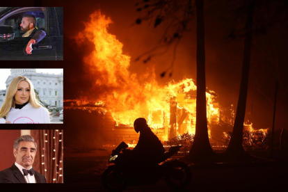 Ben Affleck, Paris Hilton y Eugene Levy son algunas de las estrellas que se han visto afectadas por los flagelos en Los Ángeles, California.