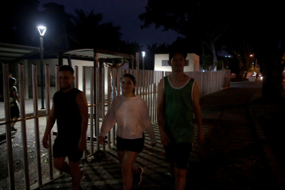 AVENIDA  BARCELONA. RECORRIDO AVENIDA  BARCELONA. PERIODISTA:  JUAN DANIEL PONCE . AG-EXTERNOS.