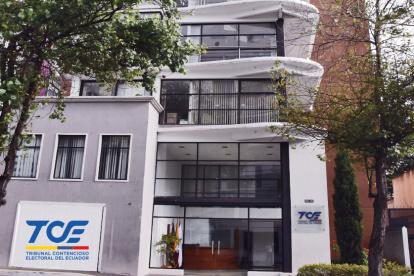 Así luce la sede del Tribunal Contencioso Electoral en Quito.