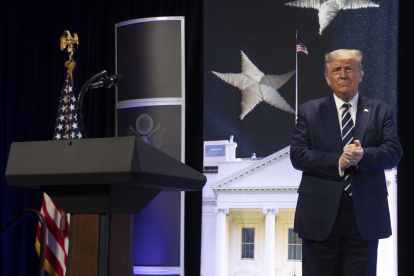 Fotografía de archivo del presidente electo de Estados Unidos, Donald Trump