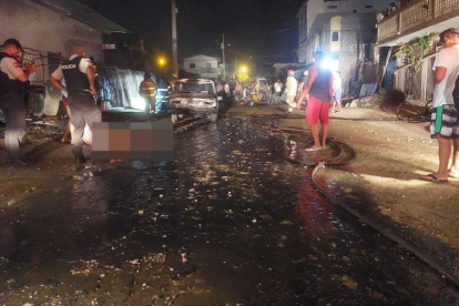 En el sector La Finquita, el personal policial encontró dos cuerpos sin vida.