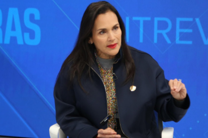 La ministra de Energía (encargada), Inés Manzano, en entrevista este 10 de enero de 2025.