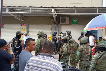 Militares y Policía Nacional llegaron al punto para controlar la situación