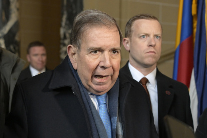 Fotografía del 6 de enero de 2025 del opositor venezolano Edmundo González Urrutia durante su visita a Washington, Estados Unidos.