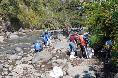 En 2024 se hicieron siete mingas de limpieza en el río San Pedro.