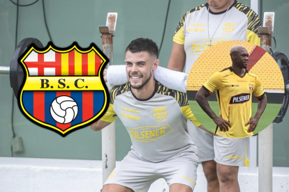 Barcelona sc en su pretemporada 2025.
