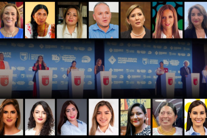 Estos son los 14 candidatos a vicepresidente que debatieron el domingo 12 de enero.