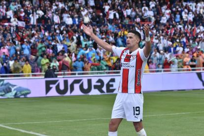 Álex Arce fue el goleador de la LigaPro del año pasado con 28 anotaciones. El delantero paraguayo tiene contrato con Liga de Quito hasta finales de 2026.