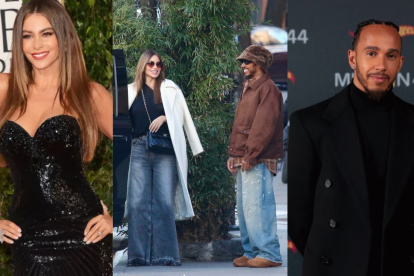 Sofía Vergara y Lewis Hamilton vistos juntos en Nueva York.