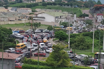Así lucía la zona de La Joya durante el operativo