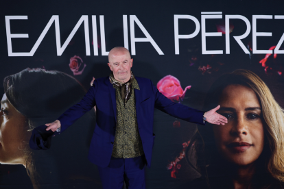 El director francés Jacques Audiard en una rueda de prensa de la película ‘Emilia Pérez’, en Ciudad de México.