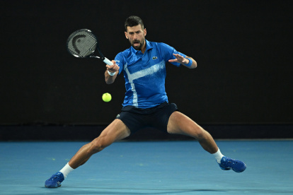A pesar de algunos inconvenientes, Djokovic demostró un gran nivel de tenis en Melbourne.