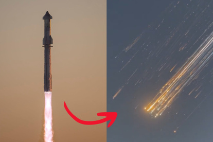 La nave espacial SpaceX, Starship, quedó destruida tras el lanzamiento y el cohete fue atrapado con éxito