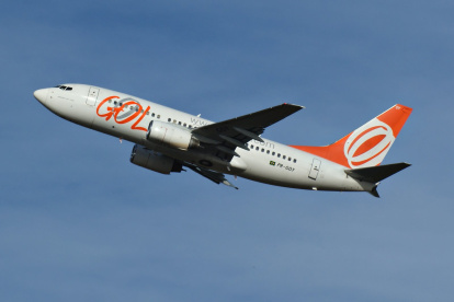 Nave. Uno de los aviones de la aerolínea Gol.