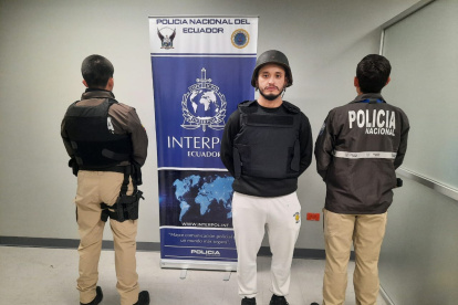 Jean Paúl Pisco Galarza, quien mantenía una notificación roja de INTERPOL y una boleta de captura vigente por el delito de femicidio.