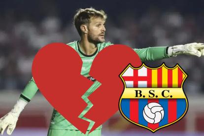 Javier Burrai el último arquero en salir de Barcelona SC.