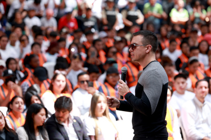 El presidente Daniel Noboa no solicitó licencia durante la campaña electoral.