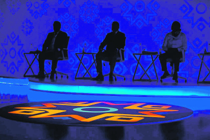 Imagen referencial para graficar esta nota periodística sobre el debate presidencial de este domingo 19 de enero.