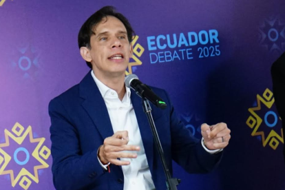 Pedro Granja, candidato del Partido Socialista Ecuatoriano, dijo que hay que hablar por ejemplo de la crisis eléctrica.