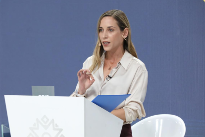 Andrea González fue el binomio de Fernando Villavicencio, asesinado en agosto del 2023.