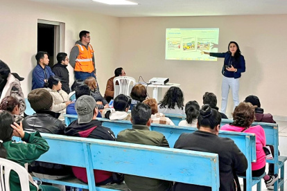El proyecto se socializó con los líderes y moradores de la zona.