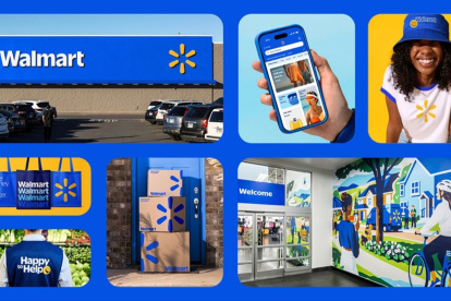 Walmart presenta una apariencia renovada.