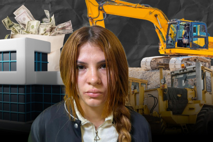 Fotomontaje para graficar este artículo relacionado con Leidi Restrepo, expareja de JR.