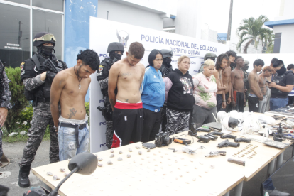 Detenidos tras operativo en cerro Las Cabras.