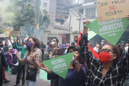 El aborto por violación fue despenalizado en Ecuador en 2021.