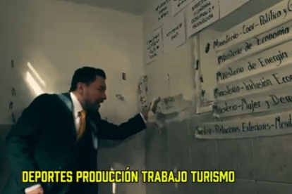 El candidato presidencial Luis Felipe Tillería, del movimiento Avanza.