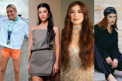 Allegra Lacovino, Charli Damelio, Nicole García y Meredith Duxbury.