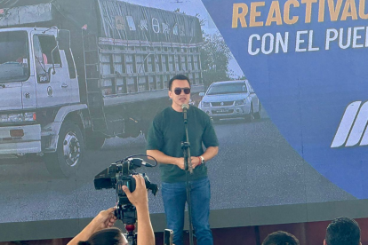 Daniel Noboa en el cantón Santa Ana.