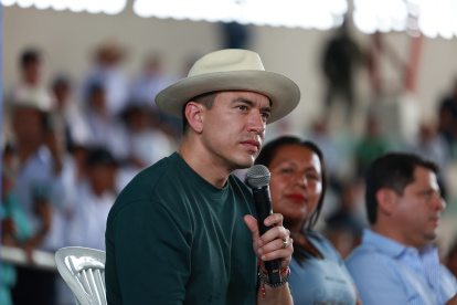 Proceso. El presidente y candidato Daniel Noboa va por su tercer decreto para ausentarse de Carondelet para participar en la campaña electoral.