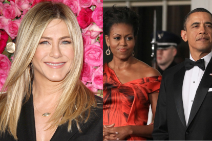 Jennifer Aniston, Michelle y Barack Obama