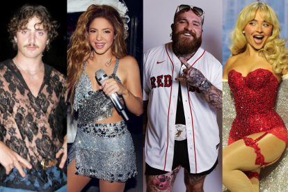 Benson Boone, Shakira, Teddy Swims y Sabrina Carpenter.
