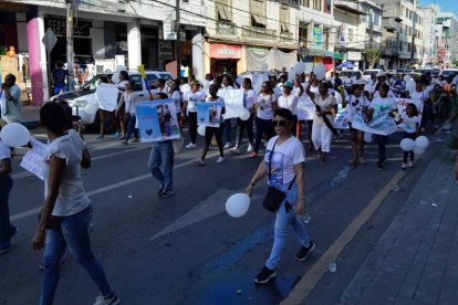 Justicia. Familiares realizaron una marcha para exigir respuestas.