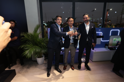 Eduardo Martínez, Jay Park y Jaime Simo.