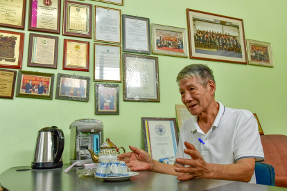 Zhu Fuming, presidente de la Asociación 10 de Octubre de la Colonia China de Ecuador.