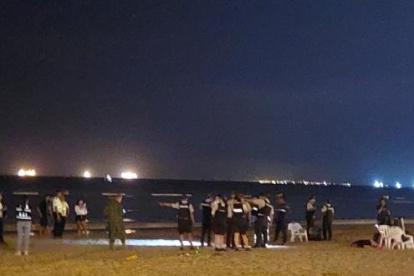 En la playa de Chipipe, en Salinas, un jefe de la CTE fue asesinado la noche del sábado 25 de enero.