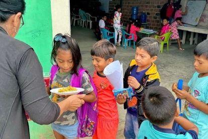 ONG. Dame tu mano lleva alimento a sectors vulnerables del país.