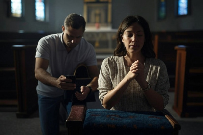 El hurto se dio en plena misa.