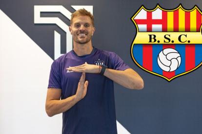 Javier Burrai exBarcelona, ahora arquero de Talleres.