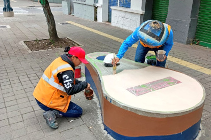 En la Av. Amazonas pintaron murales relacionados al arte, cultura, tradiciones de La Mariscal