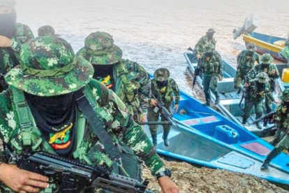 En Napo hay terror a causa de las amenazas de parte de los Comandos de Frontera. Las Fuerzas Armadas del Ecuador ejecutan operativos.